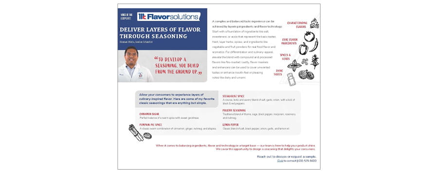 Preview of PDF: Delivering Layers of Flavor Through Seasoning