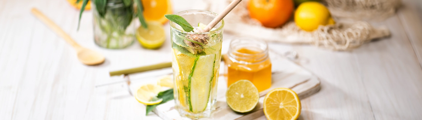 citrus honey lemonade hero banner