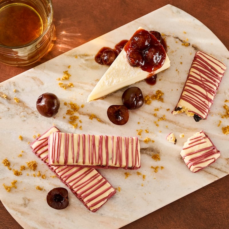 Black Cherry Bourbon Cheesecake Bar