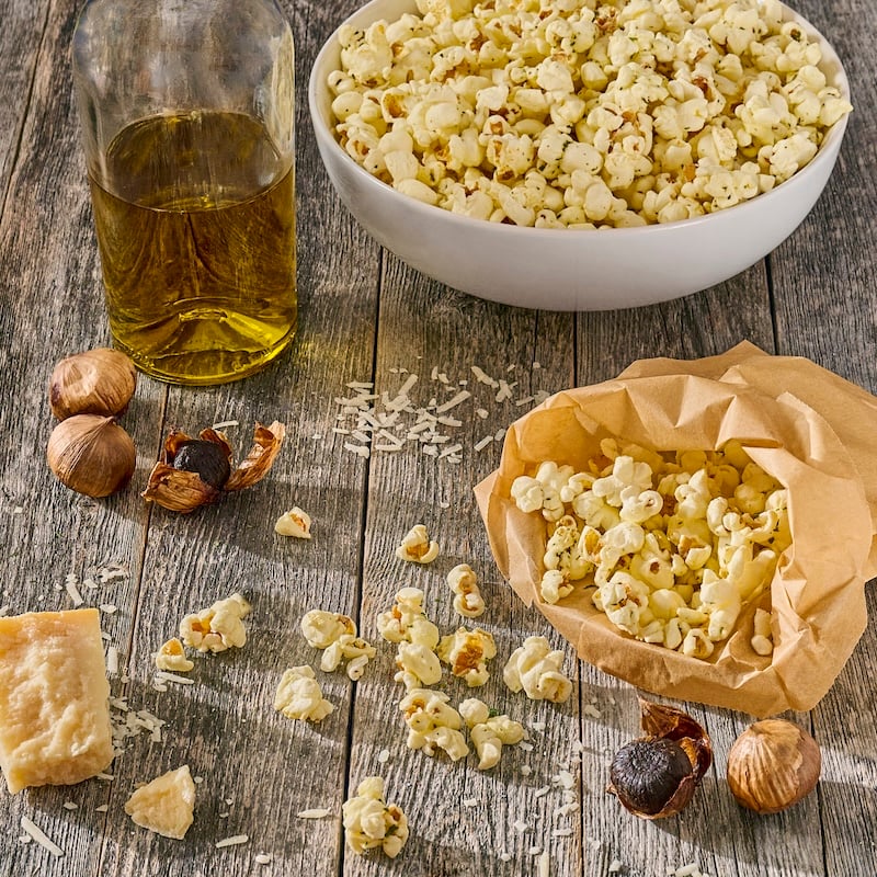 Back Garlic Olive Oil Popcorn