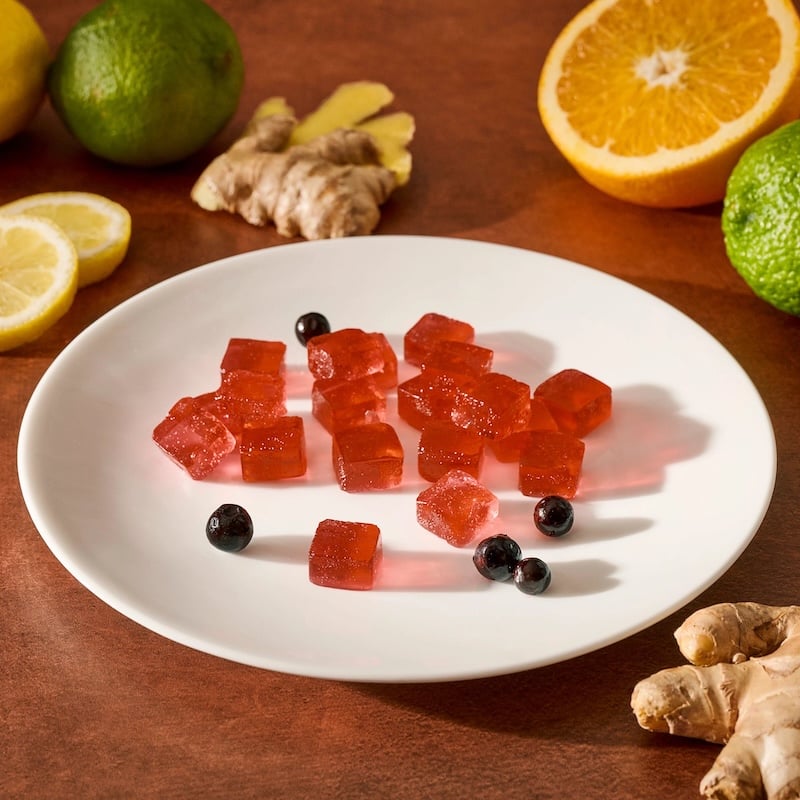 Citrus Ginger Black Currant Gummy