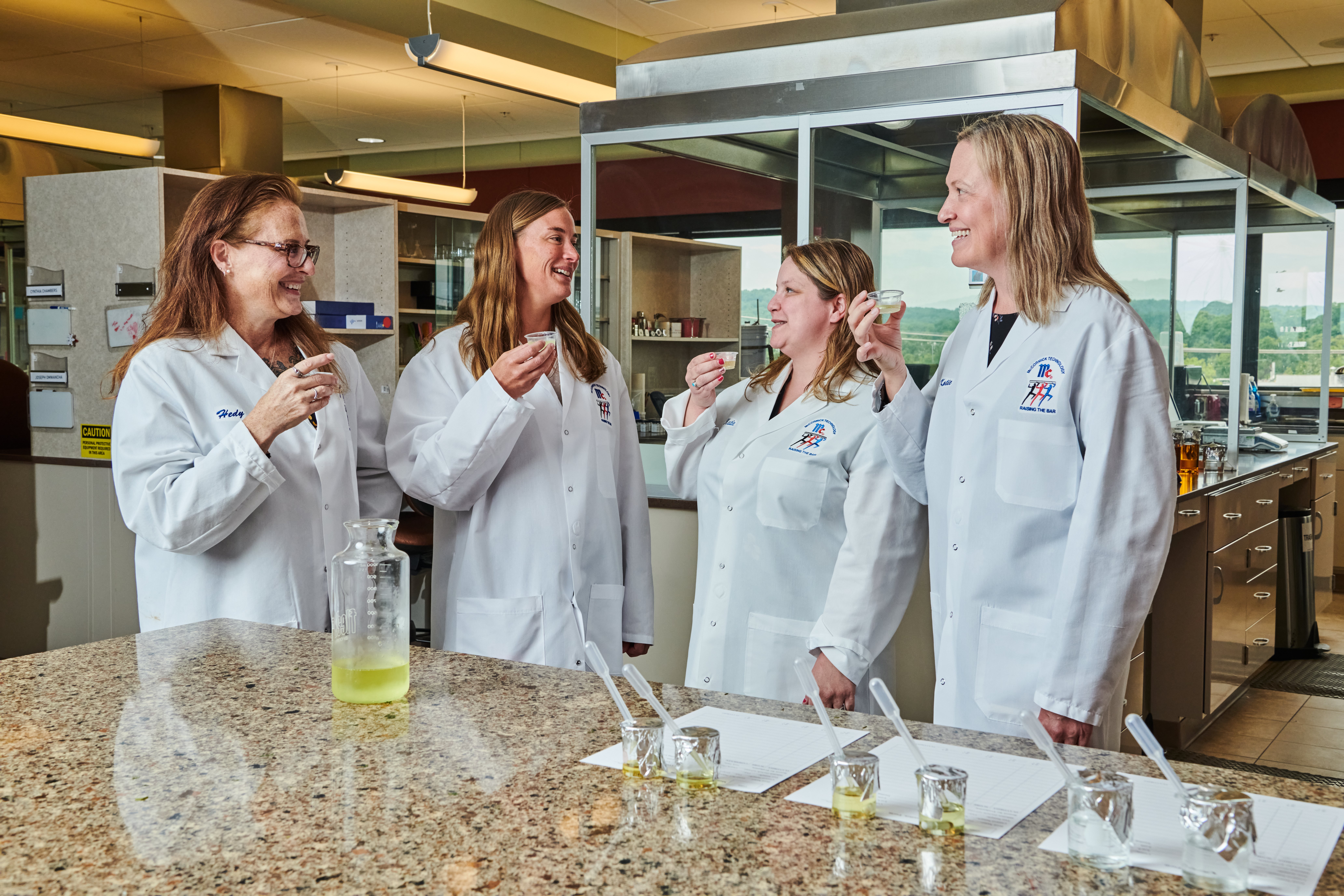 US TIC_Flavor Lab_Four People Evaluating Flavor2-1
